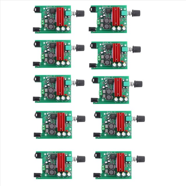 10X Placa Amplificadora de Potencia MóDulo Amplificador de Subwoofer Mono TPA3116 de Alta Sensibilidad con NE5532 OPAMP