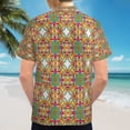 thumbnail image 6 of High Quality Hawaiian Shirts for Men Short Sleeve Aloha Beach Shirt Floral Summer Casual Button Down Shirts Blouses SNMFD2, 6 of 7
