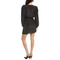 thumbnail image 2 of IRO womens  Genara Silk Mini Dress, 36, Black, 2 of 3