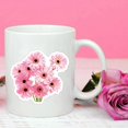 thumbnail image 4 of Paquete de 100 pegatinas preppy rosas, pegatinas estéticas para botellas de agua, pegatinas de sonrisa, pegatinas de vinilo impermeables para portátiles, parachoques y botellas de agua., 4 of 5