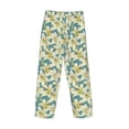 thumbnail image 4 of Kdxio Lilies Flowers Print Men's Sleep Pajama Pant Lounge Pants with Pockets, 4 of 8