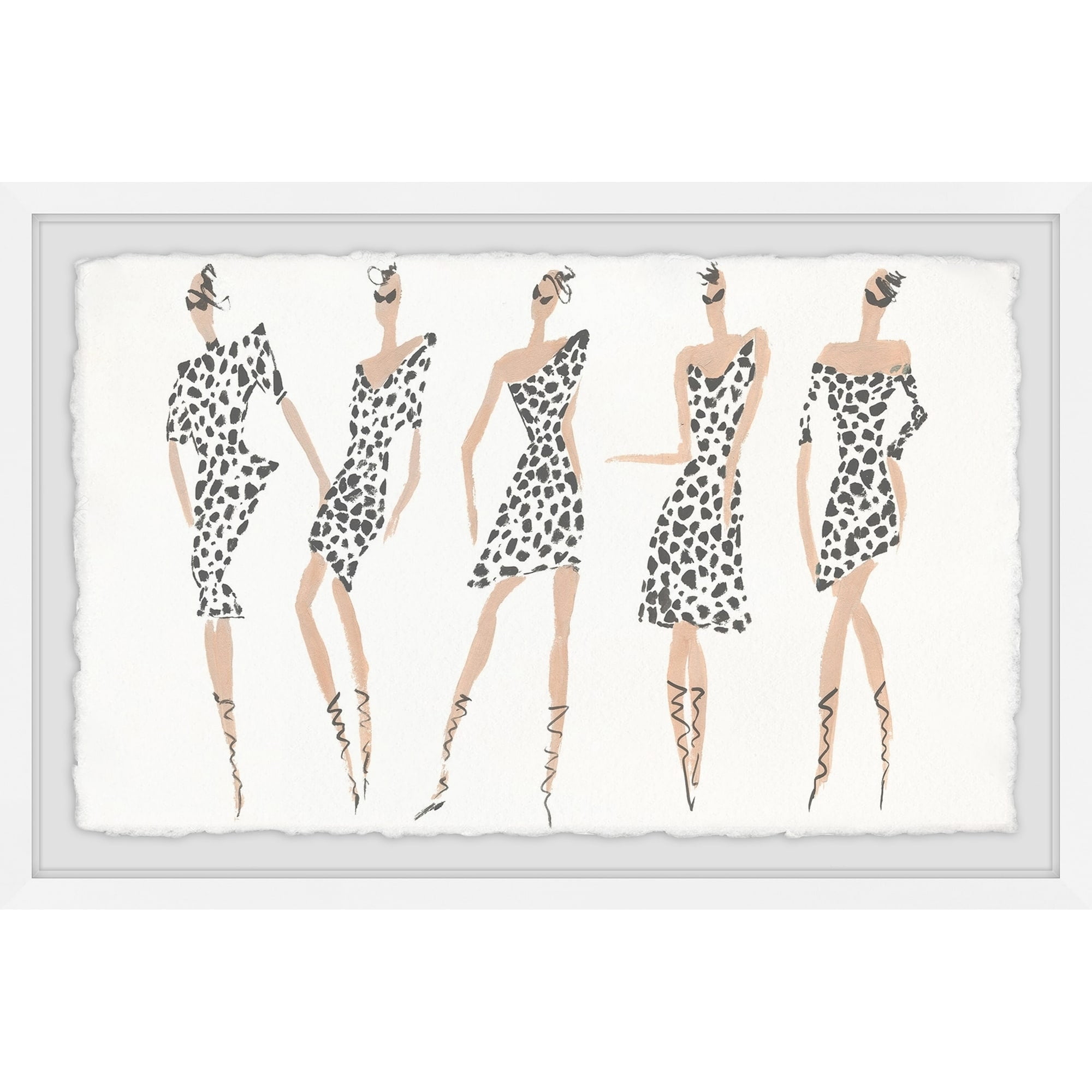 Dans Le Vent II Framed Painting Print