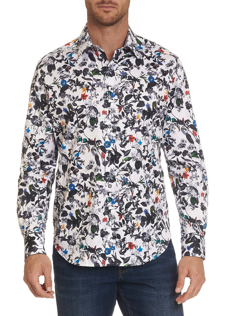 Robert Graham Men's Marigold XX-Large Multi Button Down Long Sleeve Woven  Shirt