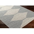 thumbnail image 4 of Hauteloom Hedva Living Room, Bedroom Patio Outdoor Area Rug - Gray, Black, Brown - 4'3" x 5'11", 4 of 5