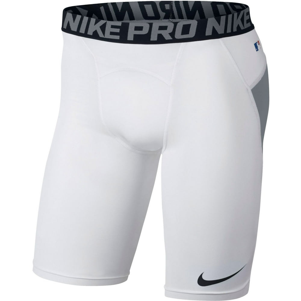 nike men's pro heist drifit baseball sliding shorts