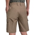 thumbnail image 2 of Pantalones cortos cargo de senderismo FREE SOLDIER para hombre, resistentes al agua, 38 W, 2 of 7