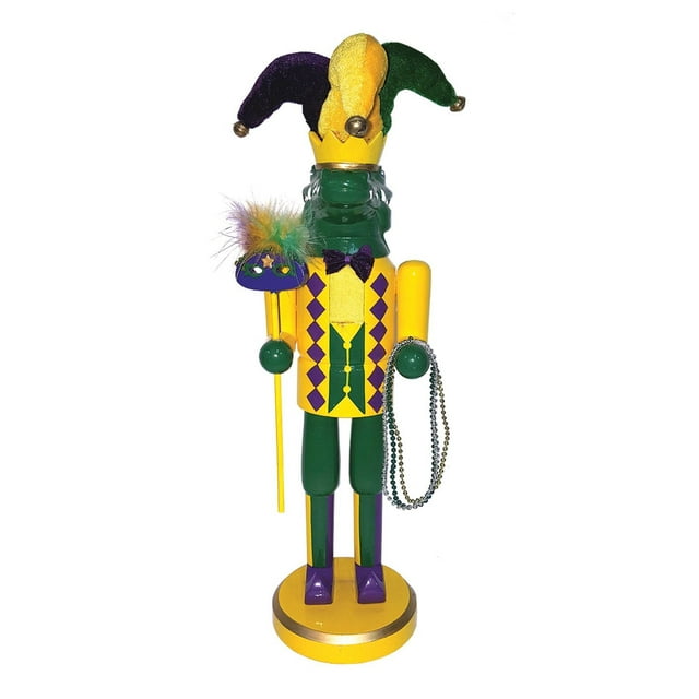 Santa's Workshop 70701 Mardi Gras Gator Casse-Noisette, 14 Pouces, Multi