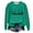 Green, variant on Baseball Sweatshirt for Women Oversized Long Sleeve Sweatshirts Baseball Printed Crew Neck Casual Pullover Hoodies Tops
