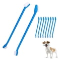 thumbnail image 3 of 10Pk Dog Cat Dental Toothbrush Dual End Oral Care Canine Tooth Brush Hygiene Pet, 3 of 3