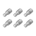 thumbnail image 1 of Uxcell Lot de 6 M6x6mm à M8x10mm Double Extrémité Tige Filetée en Acier Inoxydable 304, 1 of 6