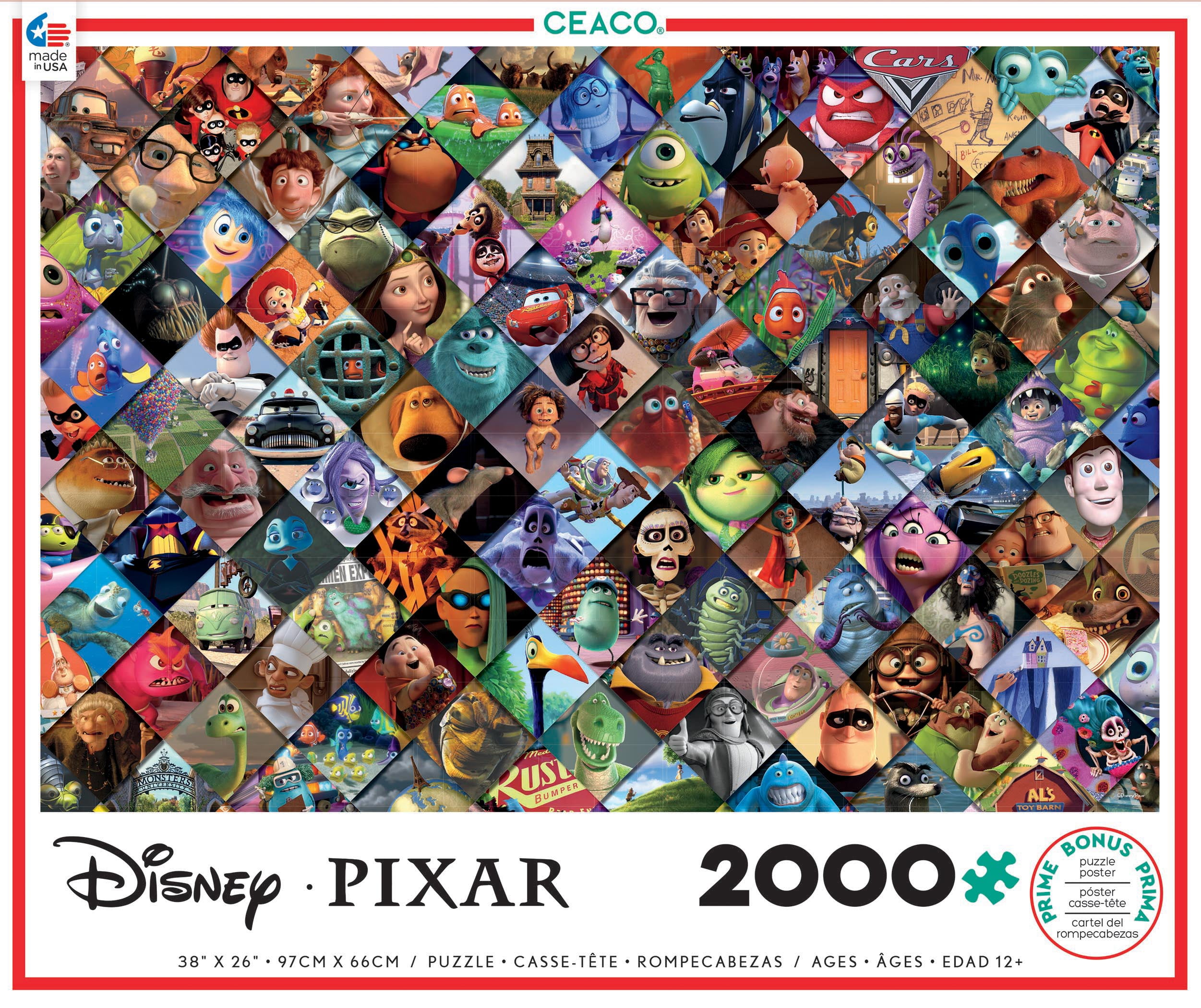 Ceaco 2000PC Assortment Disney/Pixar Pixar Clips