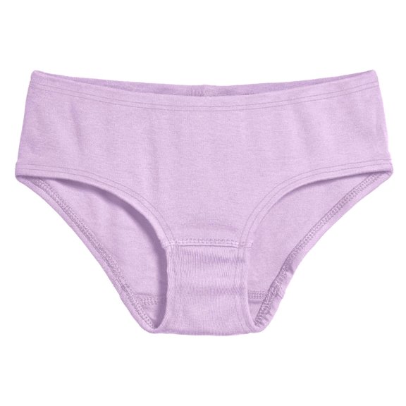 Made in USA Soft Cotton Girls Briefs Underwear | Lavender