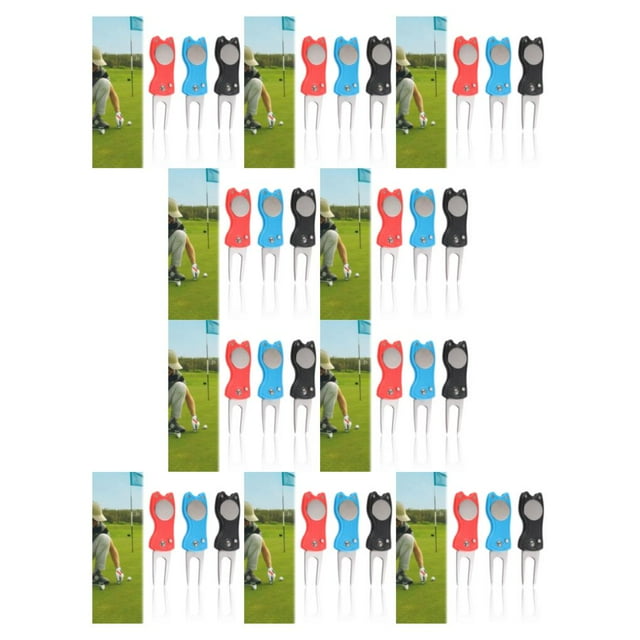 fastboy 3pcs/set Golfs Divots Repair Tool Easy To Precision Engineering For Quick Fixes Materials Innovative 10Set