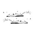 thumbnail image 1 of Colaxi 2Pcs Car Body Side Sticker, Auto Sticker, Easy to Use, Waterproof PETG RV Decal for Motorhome SUV Decoration Black, 1 of 8