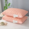 thumbnail image 7 of Hvmvliv Pillows for Side Sleepers(29x18.8in) Foam Bed Pillows for Sleeping Side Back or Stomach Sleeper Neck Protection Pillow Core for Neck and Shoulder Pain Pink, 7 of 7