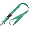 thumbnail image 2 of Teal Confetti Lanyard, 2 of 4