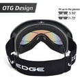 thumbnail image 4 of Snowledge Ski Snow Goggles for Men Women Adult, OTG Snowboard Goggles with Dual Lens/Anti Fog/UV Protection, 4 of 6
