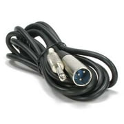 ACCL 25Ft XLR 3P Male to 1/4" Unbalanced Microphone Cable, 1 Pack