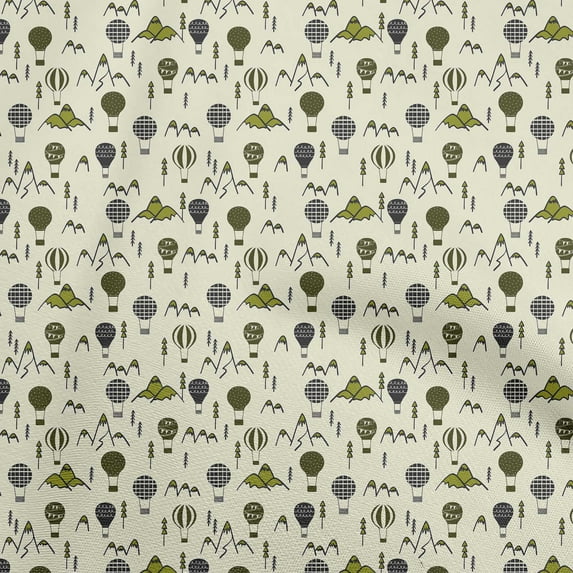 oneOone Velvet Light Green Fabric Kids Sewing Material Print Fabric By The Yard 58 Inch Wide