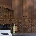 thumbnail image 3 of FASÄDE Fleur de Lis Decorative Vinyl Backsplash 15 sq ft Kit in Gloss White, 3 of 6