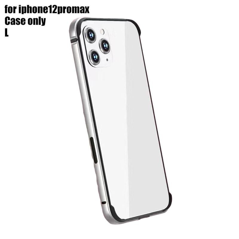Aluminum Frame Metal Bumper Slim Hard Case Cover For iPhone 12 Max mini