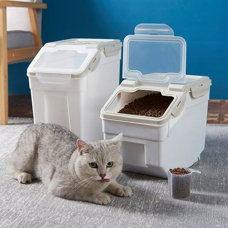 Pet food cheap container walmart