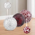 thumbnail image 3 of 6 Pcs Decorative Glass Balls, 2.5 Inch Mosaic Orbs for Centerpieces, Mixed Color Table Spheres for Home Decor, Vase Fillers, and Wedding Bowl Decorations, 3 of 4