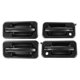 thumbnail image 1 of 4Pcs Exterior Outside Door Handle Set Auto Parts for 2003-2009 Hummer H2 Black Textured 131609870457 15104792 10360326, 1 of 5