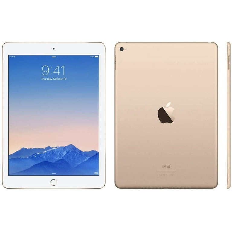 Apple iPad Air 2 A1566 (WiFi) 32GB Gold (Used - Grade A) - Walmart.com