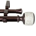 thumbnail image 2 of 1 inch Vincenzo Double Curtain Rod 160-240" - Bronze, 2 of 2