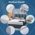 thumbnail image 6 of Yangming Gel Infused 8" Twin XL Medium Firm Memory Foam Mattress with Washable Cover, 6 of 11