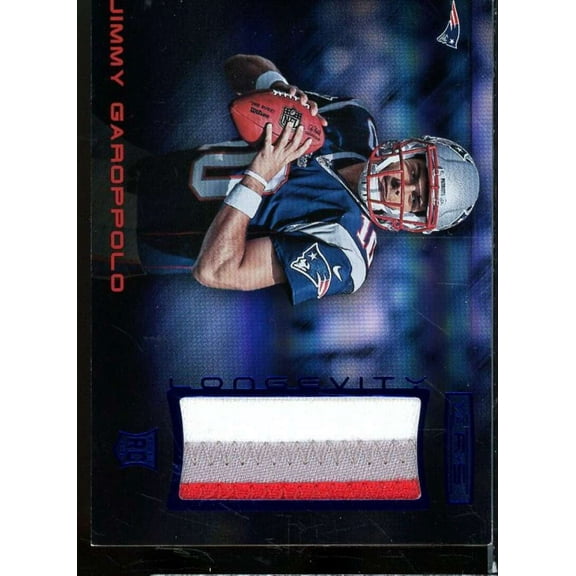 Jimmy Garoppolo Card 2014 Rookies Stars Rookie Materials Longevity #RMJG #23