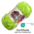 thumbnail image 2 of ComfiTime 3-Pack Velvet Yarn – Bulky #5, OEKO-TEX Certified, Soft Fluffy for Sweaters, Blankets, Scarves, Plush Toys & Home Décor, Crochet/Knitting/Amigurumi, 87.5 Yds/Skein, Machine Washable, Green, 2 of 18