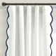 thumbnail image 1 of Paneles de cortina para ventana, decoración exuberante, estilo costero y elegante, 52 x 84 cm, color azul marino, 1 of 7