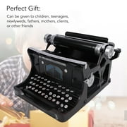 Antique Typewriter Model, Black Portable Typewriter Rust For Home