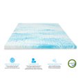 thumbnail image 6 of BioPEDIC 3-Inch California King Size Mattress Topper, iCOOL Tech and Gel Swirl Medium Plush Memory Foam Mattress Topper, CertiPUR-US Certified, White, California King Size (84"L x 72"W x 3"H), 6 of 11