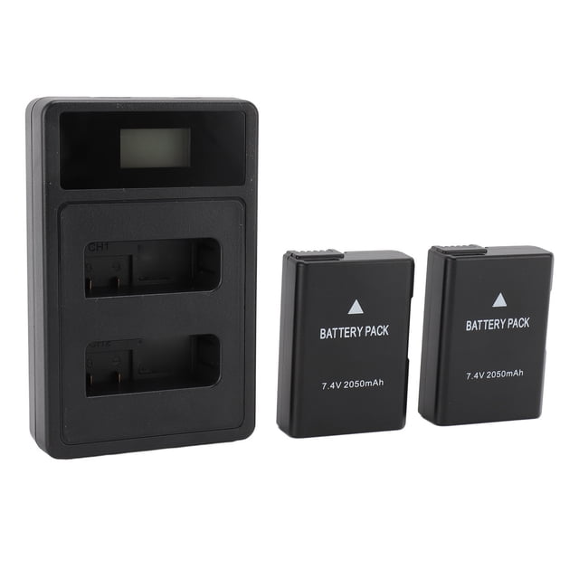 Lithium Ion Camera Battery, Stable Performance Compact 2050mah EN EL14 EN EL14A Camera Battery with Camera Battery Charger for P7100 P7700 P7800