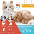 thumbnail image 4 of Mascota de compañía JOY FOR ALL, gato animatrónico realista, naranja atigrado, 4 of 7