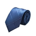 thumbnail image 2 of Men's 8cm Wide Solid Color Polyester Necktie for Business Casual and Formal Attire, 2 of 4