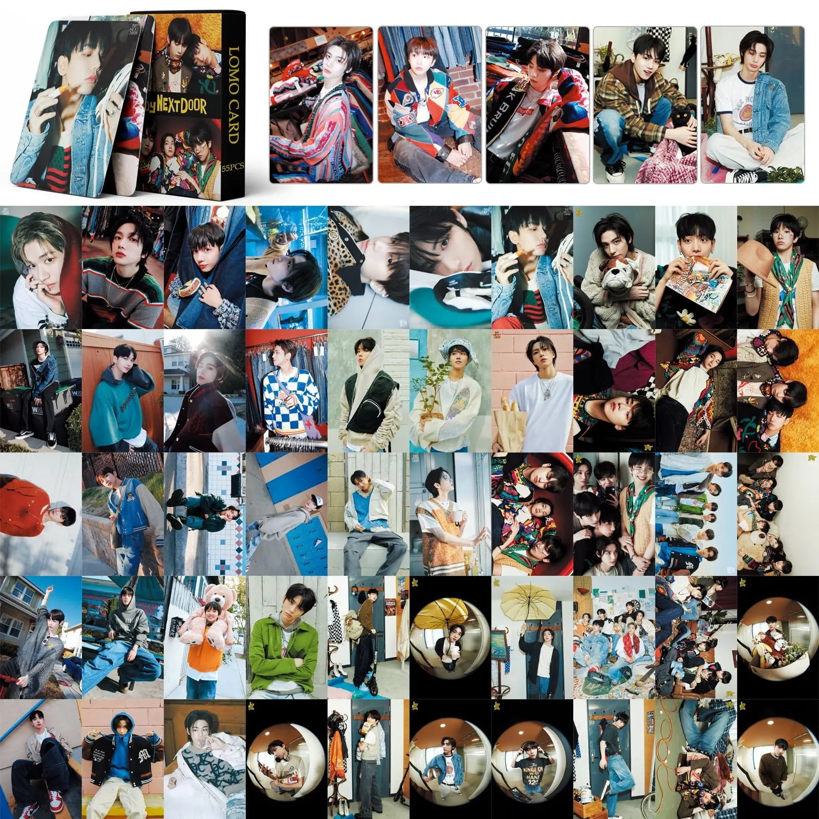 boynextdoor テサン walmart トレカ 55pcs/Box Kpop BOYNEXTDOOR lomo cards New Song Do It Like