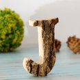 thumbnail image 2 of kurtrusly Handcraved Wooden Letters Door Numbers Alphabet Letter Floating Adress Name J, 2 of 7