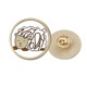 thumbnail image 1 of Broche de lana Unbranded metálico circular de 2.7 cm, 1 of 3