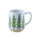 thumbnail image 1 of Taza de Cerámica con Figuras de Pinos y Base Café 550 ml Ideen, 1 of 4