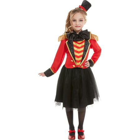 Girl's Vintage Circus Carnival Ringmaster Deluxe Costume