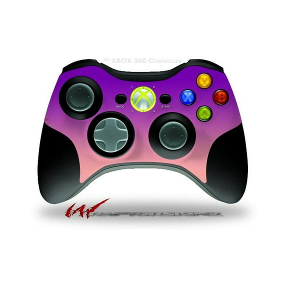 Smooth Fades Pink Purple - Decal Style Skin fits Microsoft XBOX 360 Wireless Controller (CONTROLLER NOT INCLUDED) by WraptorSkinz