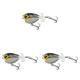 thumbnail image 1 of Señuelo de pesca popper flotante con hélice giratoria y cebo artificial para lubina (plateado), 1 of 4