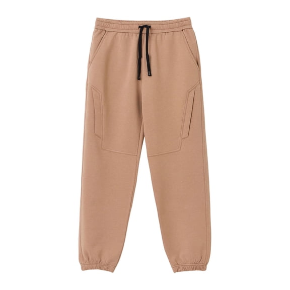 Yongwang Mens Big and Tall Jogger Pants Drawstring Waist Pants Outdoor Sports Loose Fit Long Trousers