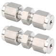thumbnail image 3 of Stainless Steel Compression Fitting 2Pcs Stainless Steel Compression Tube Adapter for Pharmaceutical Industry Ship Manufacturing ANGGREK Otros, 3 of 8
