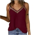 thumbnail image 2 of Xdegoge How To Return Items Ordered Online Tank Tops for Women Sleeveless Lace Tee Shirts V Neck Summer Tops Fashion Tunic Shirts Loose Fit Dressy Casual Blouses Y2K Going Out Tops Camisetas De Mujer, 2 of 7