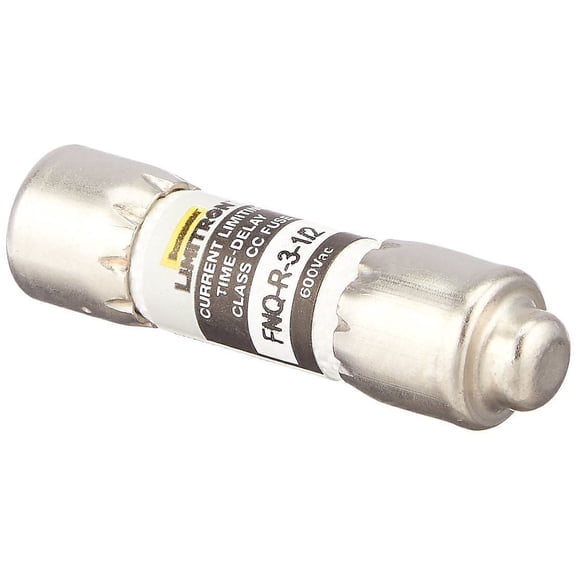 Bussmann FNQ-R-3-1/2, 3-1/2 Amp (3-1/2A) 600V Midget Time-Delay Class CC Fuse